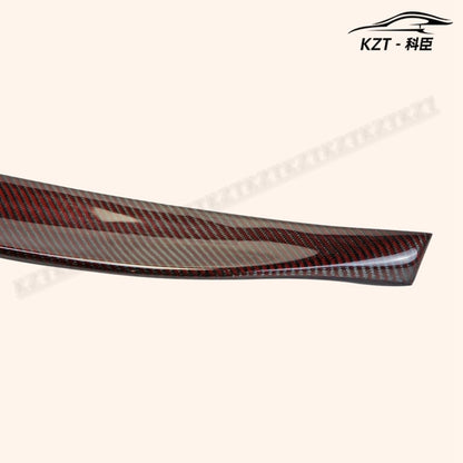 For MAZDA Mx5 Nc Ncec Roster Miata Epa Type 3 Spoiler (Prht Hard Top Only) Carbon Fiber (Red Color) Car Body Parts Kits Kazento Carbon Parts 车身侧板 MX5-RS-EPA3-NC-RCF2
