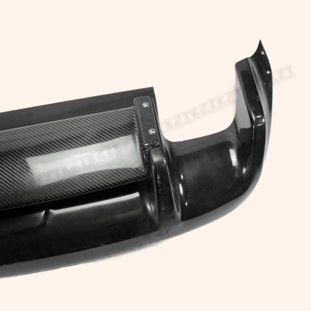 For Mazda Mx5 Nc Ncec Roster Miata Gvn Style Rear Diffuser With Centre Flap 3Pcs Partial Carbon Fiber(Under Line)