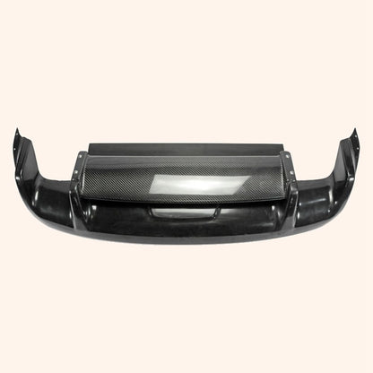 For Mazda Mx5 Nc Ncec Roster Miata Gvn Style Rear Diffuser With Centre Flap 3Pcs Partial Carbon Fiber(Under Line)