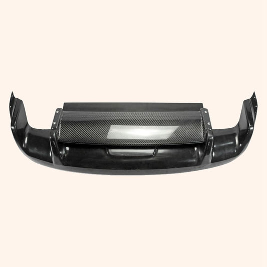 For Mazda Mx5 Nc Ncec Roster Miata Gvn Style Rear Diffuser With Centre Flap 3Pcs Partial Carbon Fiber(Under Line)