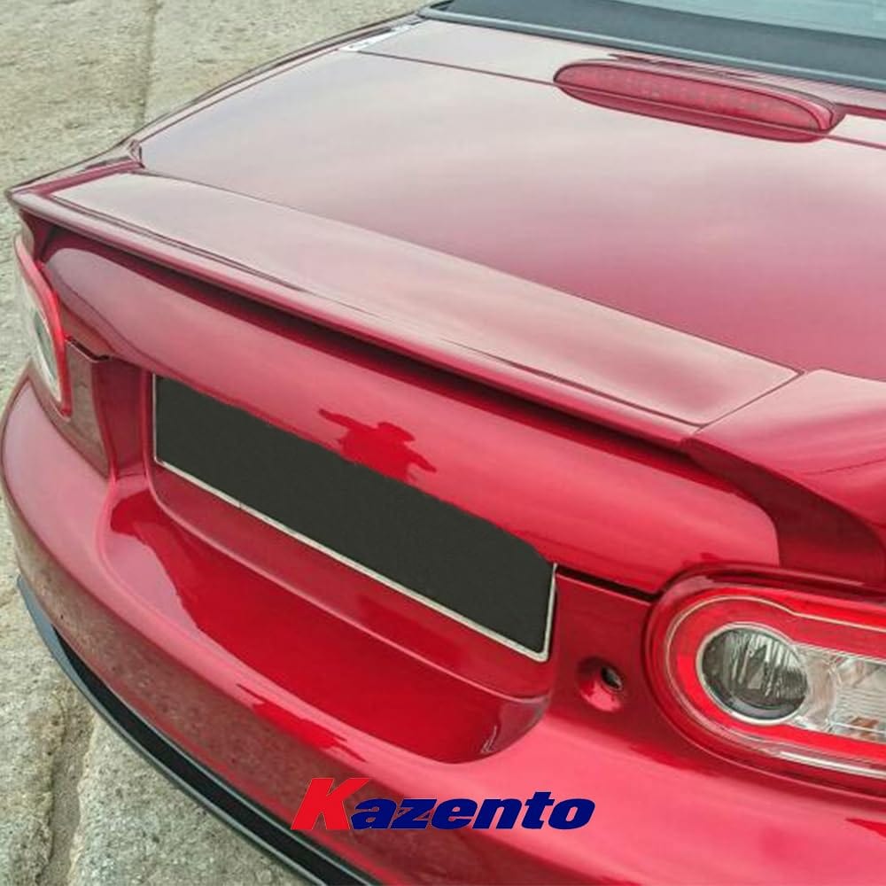 For Mazda Mx5 Nc Ncec Roster Miata Rbk Style Rear Trunk Spoiler Wing (Soft Top Only) Carbon Fiber Car Body Parts Kits Kazento Carbon Parts 车身侧板 MX5-RS-RBK-NC-SOF-CF