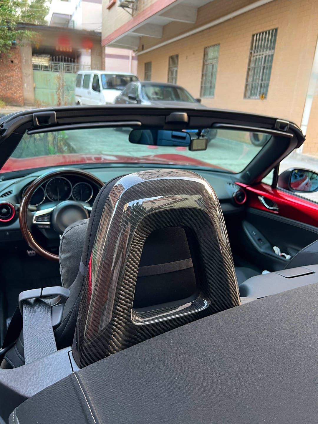 For Mazda MX5 ND Hard Top Only Rear Seat Rollbars Cover 2016-2026