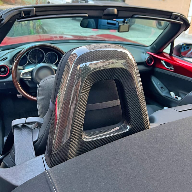 For Mazda MX5 ND Soft Top Only Rear Seat Rollbars Cover 2016-2026