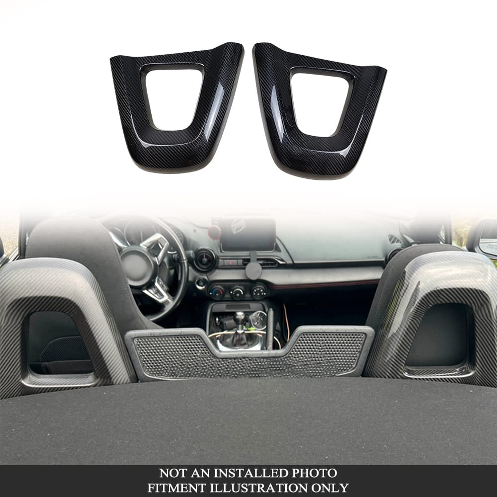 For Mazda MX5 ND Soft Top Only Rear Seat Rollbars Cover 2016-2026