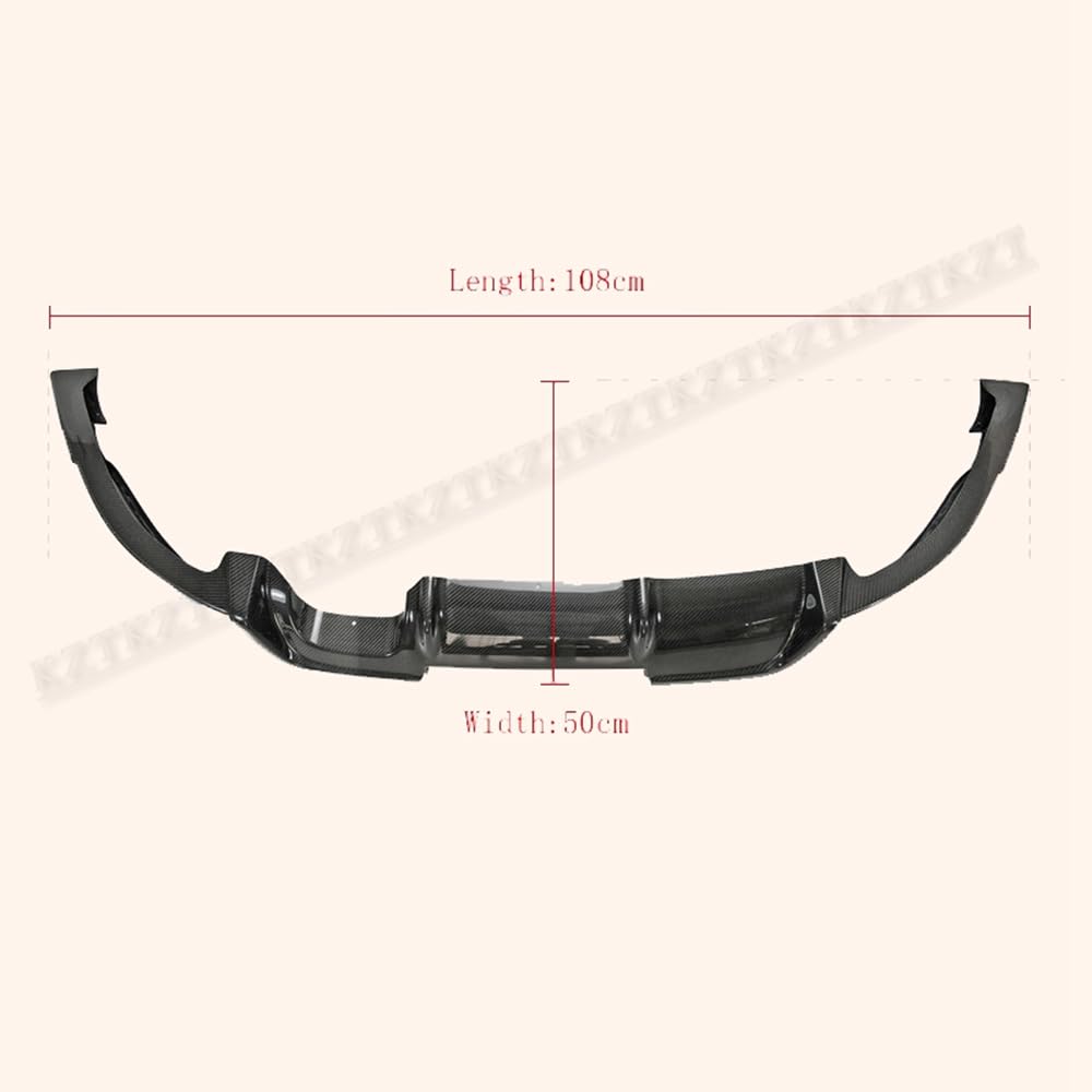 For Mazda Mx5 Nd5Rc Miata Roadster Esq Style Rear Lip Carbon Fiber Kazento Carbon Parts 车身侧板 MX5-DIF-ND-ESQ-CF