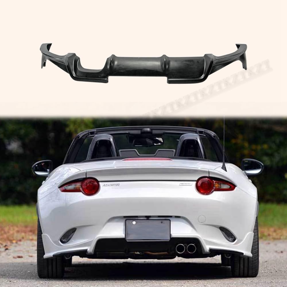 For Mazda Mx5 Nd5Rc Miata Roadster Esq Style Rear Lip Fiber Glass Kazento Carbon Parts 车身侧板 MX5-DIF-ND-ESQ-FRP