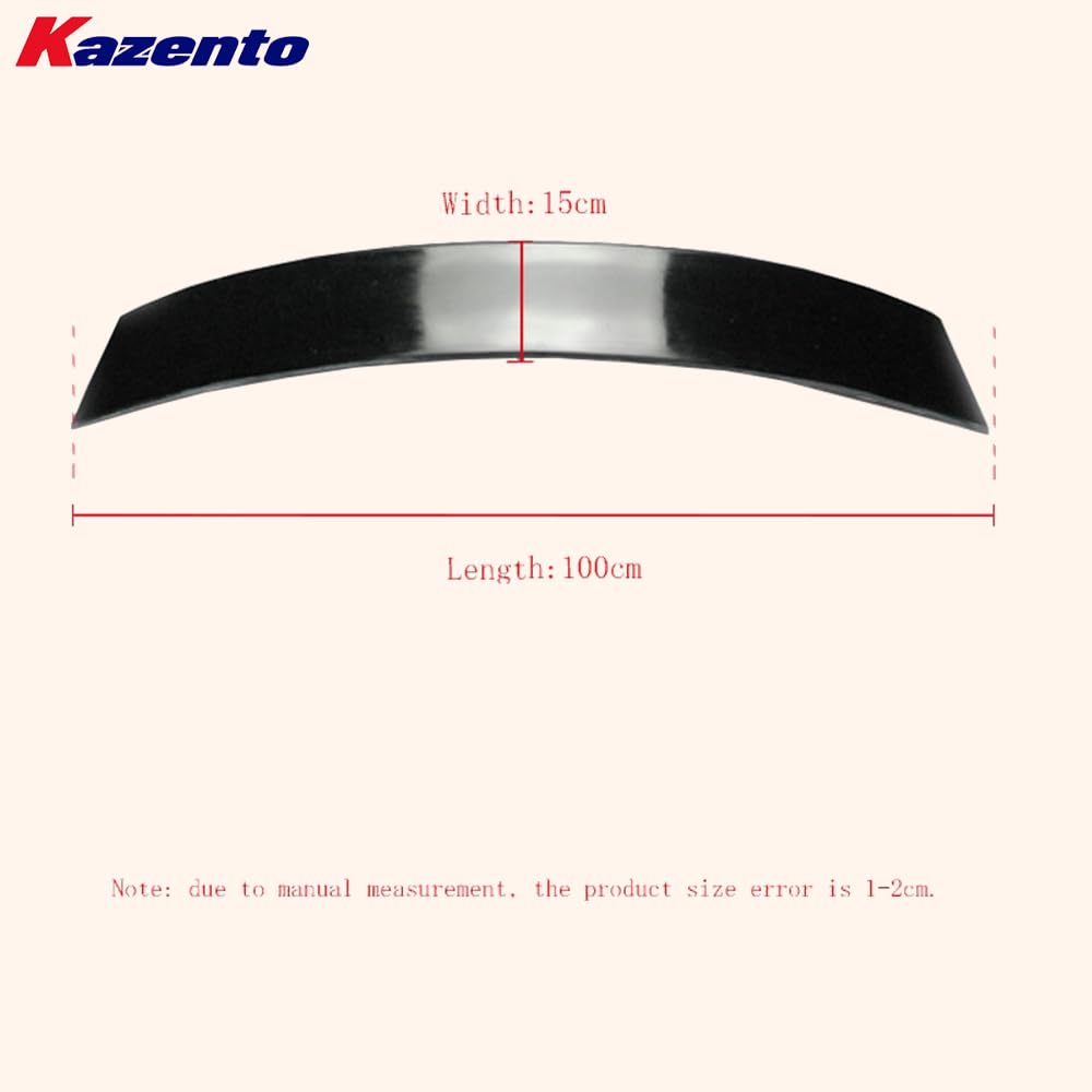 For Mazda Mx5 Nd5Rc Miata Roadster Esq Style Rear Spoiler (3 Pcs, Softtop Only) Fiber Glass Universal Wing For Car Vehicle Black Body Parts Kits