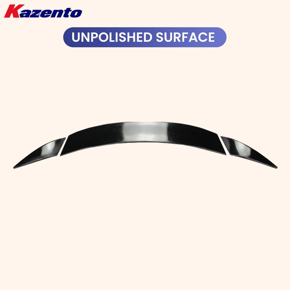 For Mazda Mx5 Nd5Rc Miata Roadster Esq Style Rear Spoiler (3 Pcs, Softtop Only) Fiber Glass Universal Wing For Car Vehicle Black Body Parts Kits