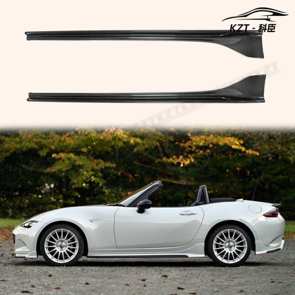 For Mazda Mx5 Nd5Rc Miata Roadster Esq Style Side Skirt Rocker Panels Side Part Carbon Fiber Body Kit Replacement Kazento Carbon Parts 车身侧板 MX5-SS-ND-ESQ-CF