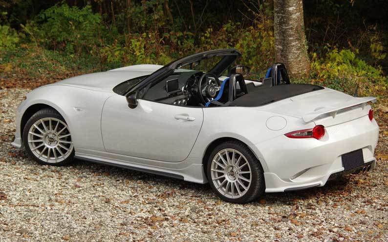For Mazda Mx5 Nd5Rc Miata Roadster Esq Style Side Skirt Rocker Panels Side Part Fiber Glass Body Kit Replacement Kazento Carbon Parts 车身侧板 Fiber Glass (Unpaint) MX5-SS-ND-ESQ-FRP