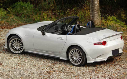For Mazda Mx5 Nd5Rc Miata Roadster Esq Style Side Skirt Rocker Panels Side Part Fiber Glass Body Kit Replacement Kazento Carbon Parts 车身侧板 Fiber Glass (Unpaint) MX5-SS-ND-ESQ-FRP