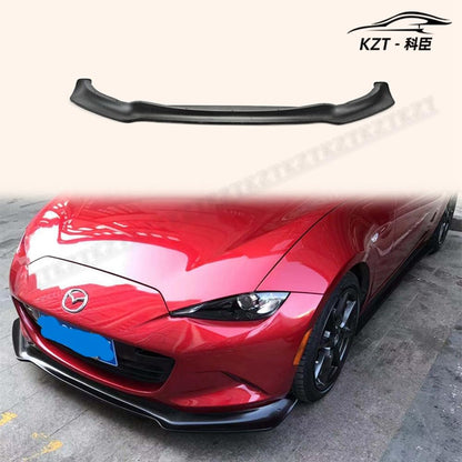 For Mazda Mx5 Nd5Rc Miata Roadster Rb Style Front Bumper Lip Chin Splitter Spoiler Fiber Glass Body Kits Kazento Carbon Parts 车身侧板 MX5-FL-RB-ND-FRP