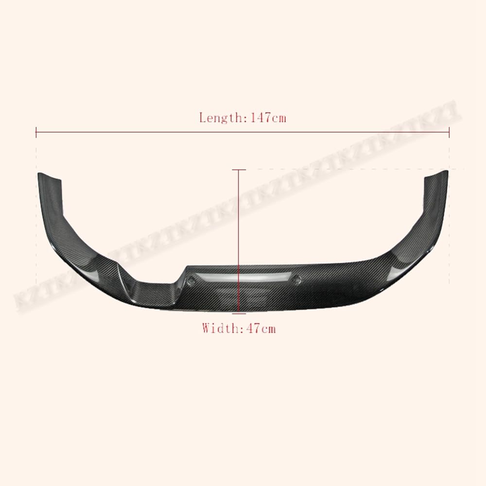 For Mazda Mx5 Nd5Rc Miata Roadster Rb Style Rear Lip Carbon Fiber Kazento Carbon Parts 车身侧板 MX5-DIF-RB-ND-CF