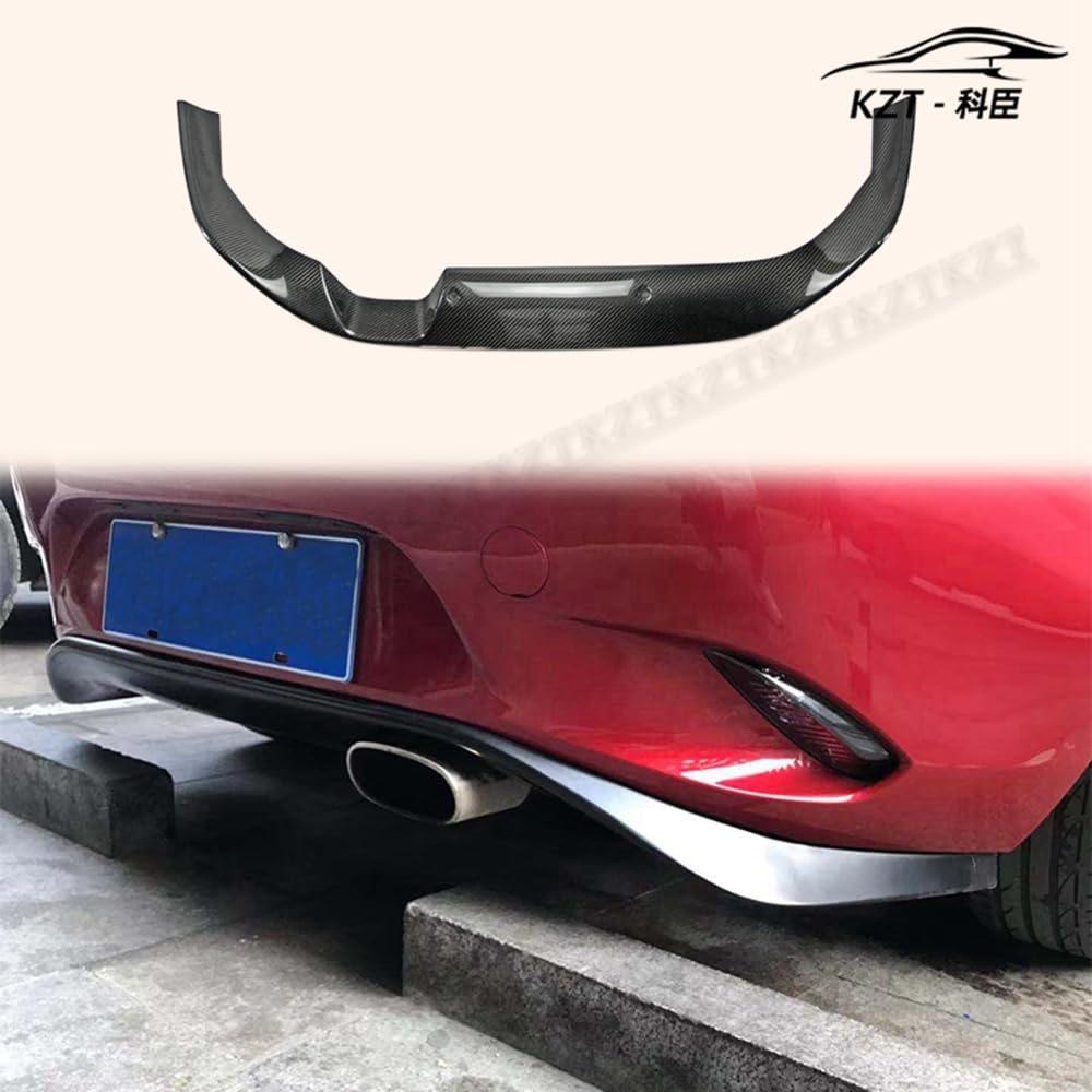 For Mazda Mx5 Nd5Rc Miata Roadster Rb Style Rear Lip Carbon Fiber Forged Looks Kazento Carbon Parts 车身侧板 MX5-DIF-RB-ND-FCF