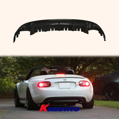 For Mazda Mx5 Roaster Miata Nc 1 2 3 Spt Style Rear Diffuser (Twin Exhaust Exit, For Oem Rear Bumper) Carbon Fiber Kazento Carbon Parts 车身侧板 MX5-DIF-SPT-NC-CF