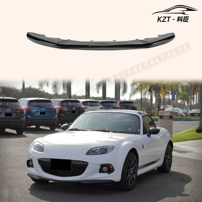 For Mazda Mx5 Roaster Miata Nc Club Front Bumper Lip (Fits Nc3 Only) Chin Splitter Spoiler Fiber Glass Body Kits Kazento Carbon Parts 车身侧板 MX5-FL-CLUB-NC3-FRP