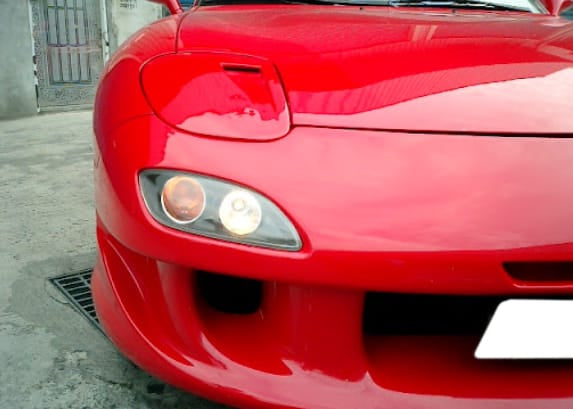 For Mazda RX-7 FD3S N Style Front Bumper Headlight Cover 1991-2002