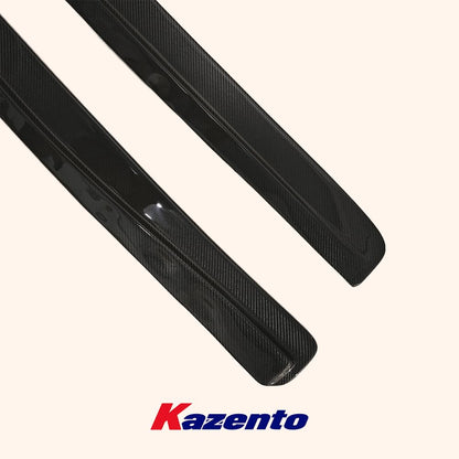 For Mazda Rx7 Fd Feed Style Side Skirt Add On Rocker Panels Side Part Carbon Fiber Body Kit Replacement
