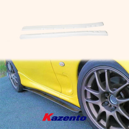 For Mazda Rx7 Fd Feed Style Side Skirt Add On Rocker Panels Side Part Fiber Glass Body Kit Replacement Kazento Carbon Parts 车身侧板 RX7-SSX-FEED-FRP