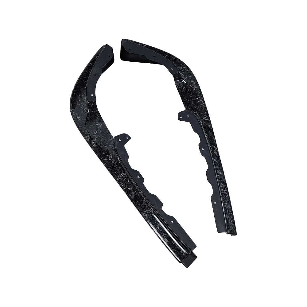 For Mazda RX7 FD3S 93-96 OE Style Forged Carbon Fiber Front Lip Splitter (2pcs) Kazento Carbon Parts Forged Carbon FD3S-FL-OE-FCF