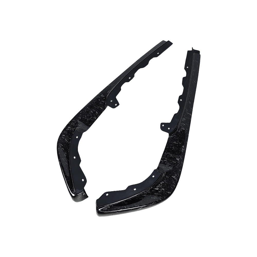 For Mazda RX7 FD3S 93-96 OE Style Forged Carbon Fiber Front Lip Splitter (2pcs) Kazento Carbon Parts Forged Carbon FD3S-FL-OE-FCF