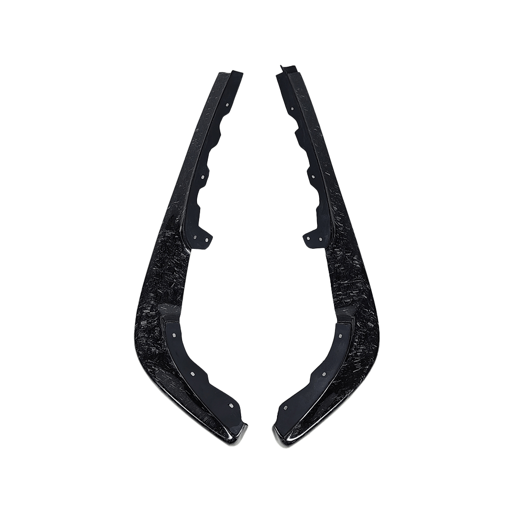For Mazda RX7 FD3S 93-96 OE Style Forged Carbon Fiber Front Lip Splitter (2pcs) Kazento Carbon Parts Forged Carbon FD3S-FL-OE-FCF