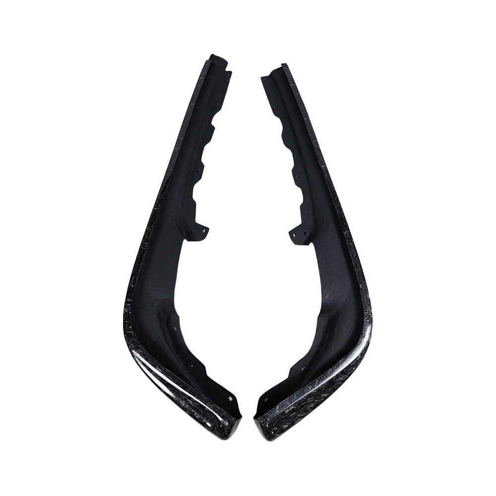 For Mazda RX7 FD3S 93-96 OE Style Forged Carbon Fiber Front Lip Splitter (2pcs) Kazento Carbon Parts Forged Carbon FD3S-FL-OE-FCF