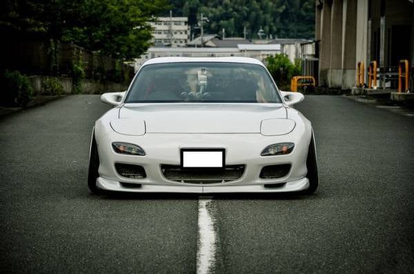 For Mazda RX7 FD3S 93-96 OE Style Forged Carbon Fiber Front Lip Splitter (2pcs)