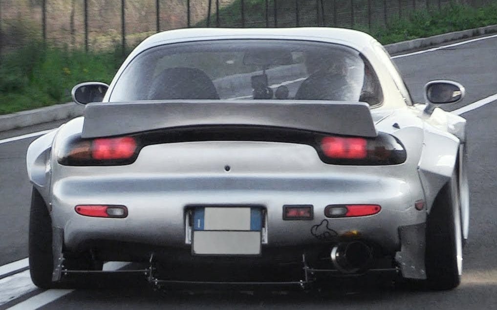 For Mazda RX7 RX-7 FD3S RB Style Forged Carbon Rear Trunk Boot Spoiler Ducktail