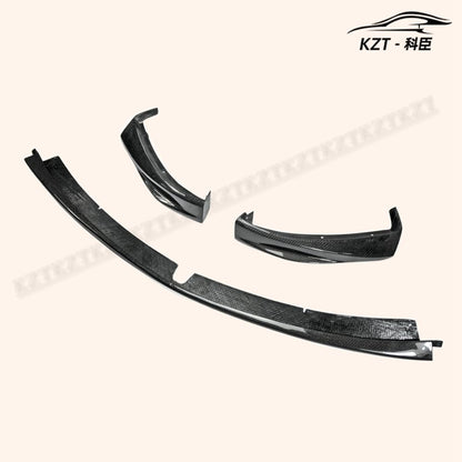 for Mazda Rx8 Early 03-08 Se3P Tk Style 3Pcs Front Bumper Lip Chin Splitter Spoiler Carbon Fiber Body Kits Kazento Carbon Parts 车身侧板 RX8-FL-TK-EARLY-CF
