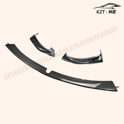 for Mazda Rx8 Early 03-08 Se3P Tk Style 3Pcs Front Bumper Lip Chin Splitter Spoiler Partial Carbon Fiber(Mid Piece) Body Kits Kazento Carbon Parts 车身侧板 RX8-FL-TK-EARLY-P25