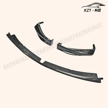 for Mazda Rx8 Early 03-08 Se3P Tk Style 3Pcs Front Bumper Lip Chin Splitter Spoiler Partial Carbon Fiber(Mid Piece) Body Kits Kazento Carbon Parts 车身侧板 RX8-FL-TK-EARLY-P25