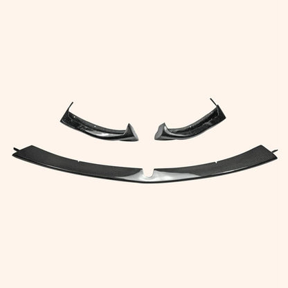 for Mazda Rx8 Early 03-08 Se3P Tk Style 3Pcs Front Bumper Lip Chin Splitter Spoiler Partial Carbon Fiber(Mid Piece) Body Kits Kazento Carbon Parts 车身侧板 RX8-FL-TK-EARLY-P25