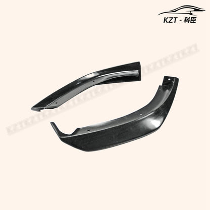 for Mazda Rx8 Late 09-12 R3 Tk Style 3Pcs Front Bumper Lip Chin Splitter Spoiler Partial Carbon Fiber(Mid Piece) Body Kits