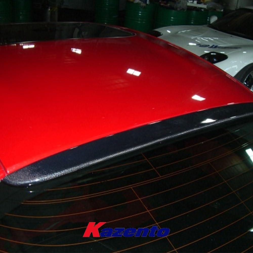 for Mazda RX8 Rear Roof Spoiler (All Model) Fiber Glass Universal Wing for Car Vehicle Black Body Parts Kits