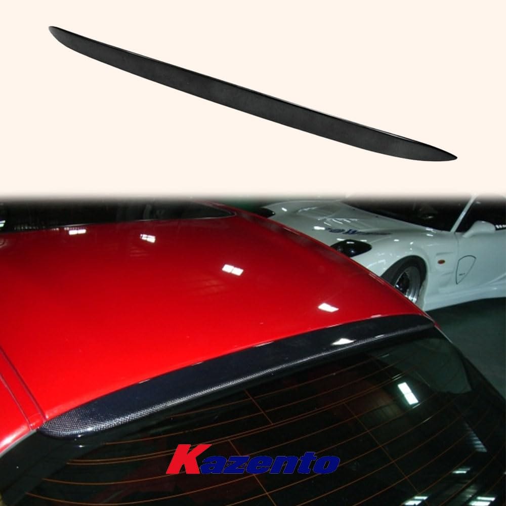 for Mazda RX8 Rear Roof Spoiler (All Model) Fiber Glass Universal Wing for Car Vehicle Black Body Parts Kits