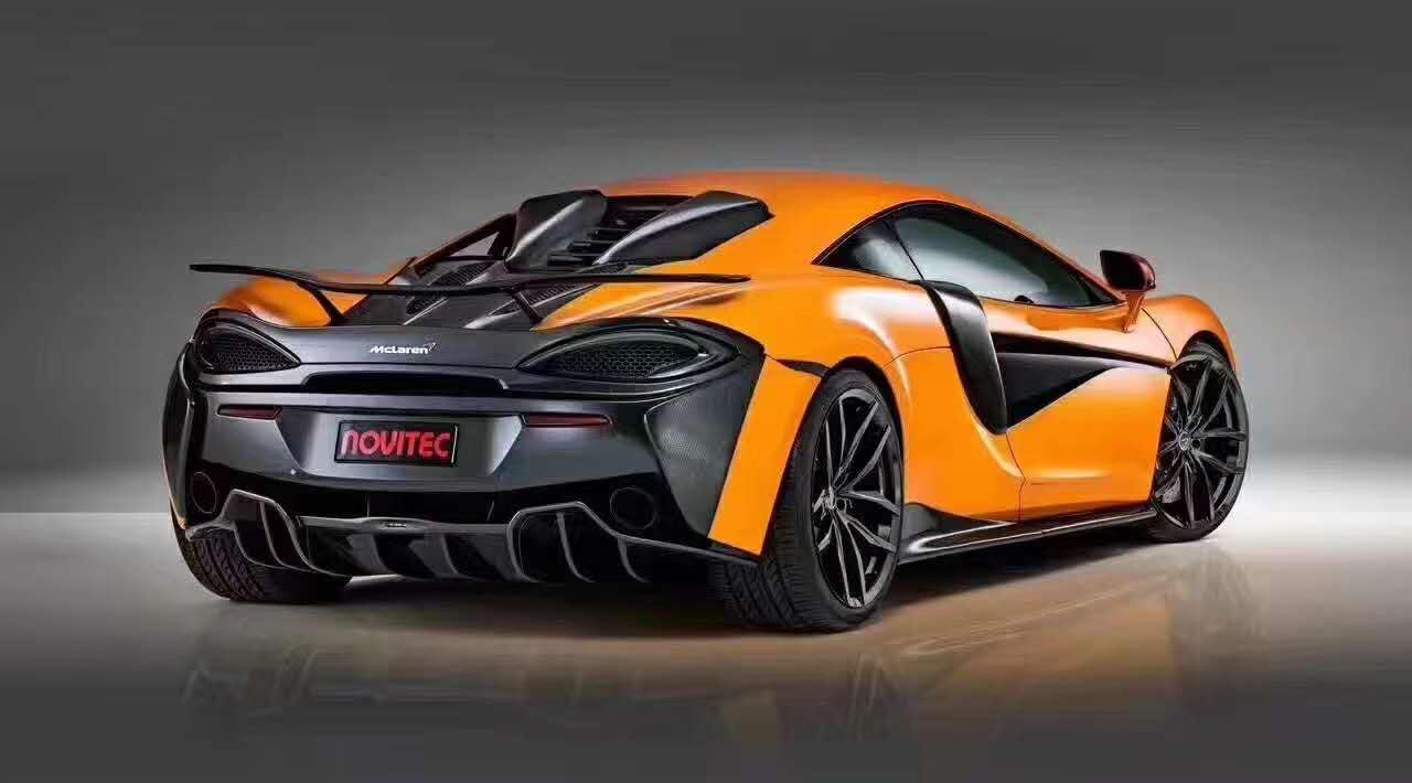 For Mclaren 570S 540C 570GT Carbon Fiber OE Rear Bumper Under Low Diffuser Kazento Carbon Parts 车身侧板 570-DIF-CF