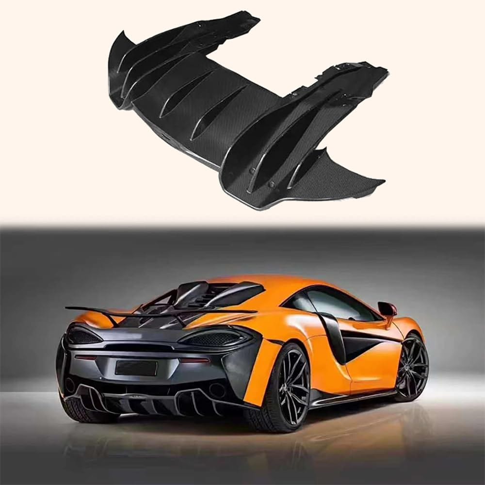 For Mclaren 570S 540C 570GT Carbon Fiber OE Rear Bumper Under Low Diffuser Kazento Carbon Parts 车身侧板 570-DIF-CF