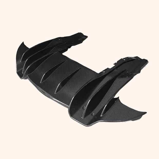 For Mclaren 570S 540C 570GT Carbon Fiber OE Rear Bumper Under Low Diffuser