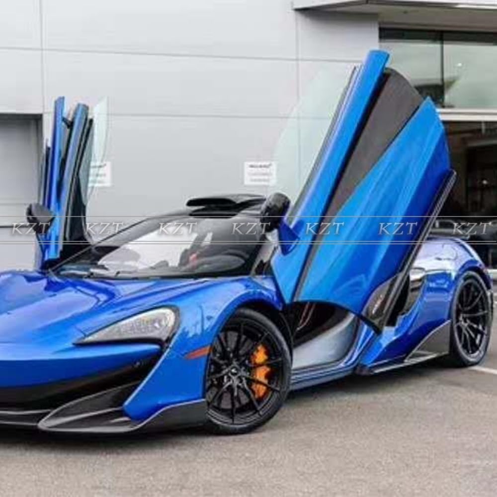 For Mclaren 570S Partial Carbon Fiber 600LT Style Body Kit 10pc Front Rear Bumper Side Skirts Rear Spoiler Kits