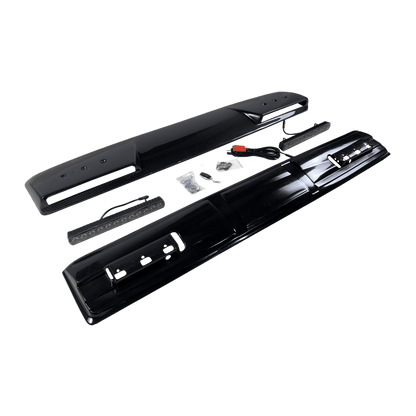 For Mercedes Benz W464 G-Class G500 G63 19-23 Carbon Front Roof Spoiler W/LED Kazento Carbon Parts Carbon Fiber W464-FRL-BS-CF