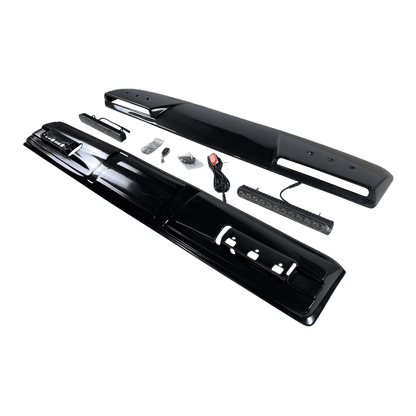 For Mercedes Benz W464 G-Class G500 G63 19-23 Carbon Front Roof Spoiler W/LED Kazento Carbon Parts Carbon Fiber W464-FRL-BS-CF