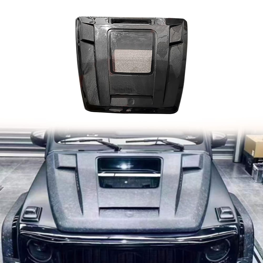 For Mercedes Benz W464 G500 G63 MBJ Front Vented Clear Hood 2019-2023