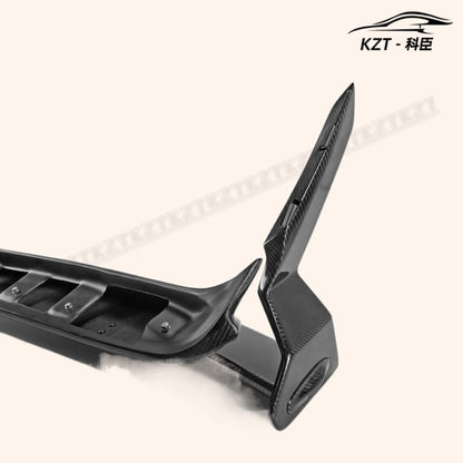 For Mini Coooper F56 Gm Type Rear Spoiler Wing Carbon Fiber Car Body Parts Kits Kazento Carbon Parts 车身侧板 F56-RS-GM&-CF