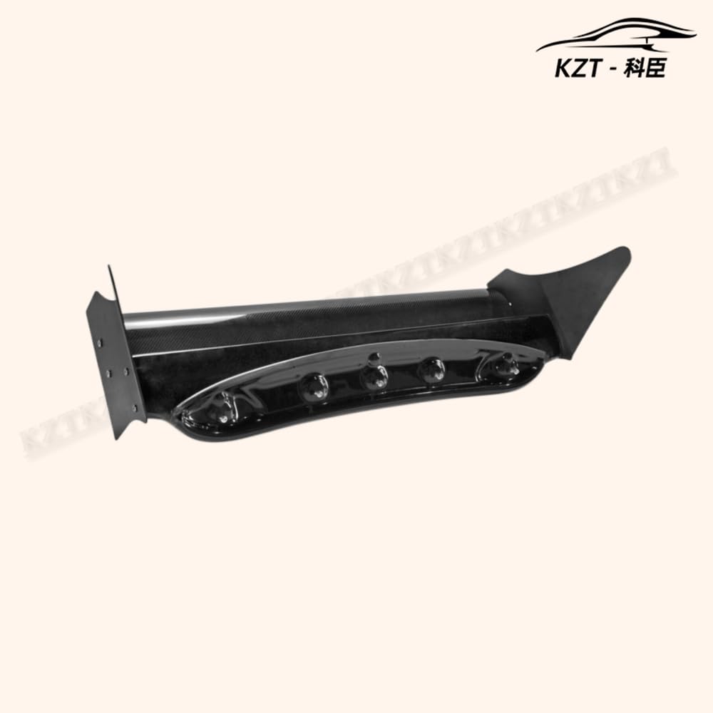 For Mini Cooper S R56 M7 Style Rear Roof Spoiler (Aluminmum End Cap) Partial Carbon Fiber(Blade) Car Body Parts Kits
