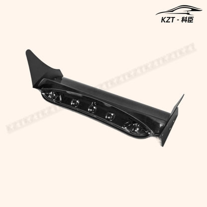 For Mini Cooper S R56 M7 Style Rear Roof Spoiler (Aluminmum End Cap) Partial Carbon Fiber(Blade) Car Body Parts Kits