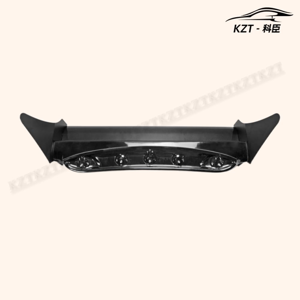 For Mini Cooper S R56 M7 Style Rear Roof Spoiler (Aluminmum End Cap) Partial Carbon Fiber(Blade) Car Body Parts Kits