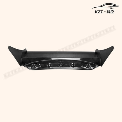 For Mini Cooper S R56 M7 Style Rear Roof Spoiler (Aluminmum End Cap) Partial Carbon Fiber(Blade) Car Body Parts Kits