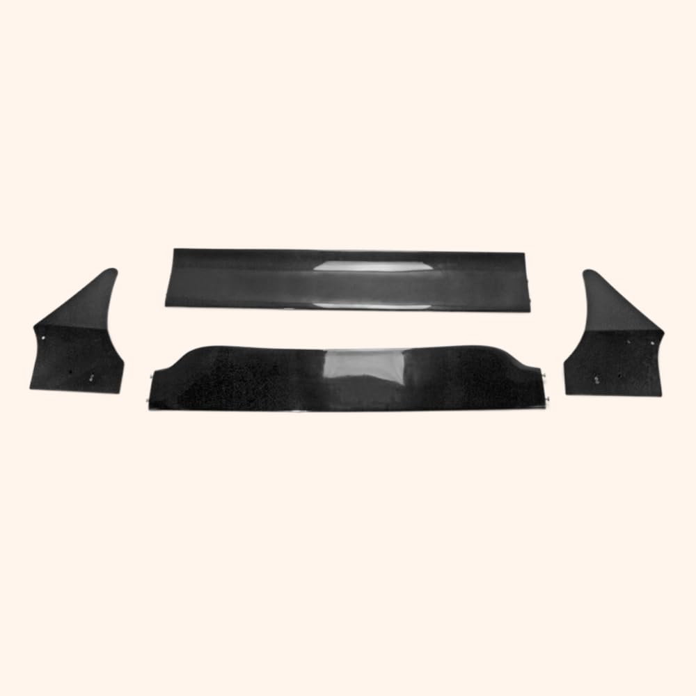 For Mini Cooper S R56 M7 Style Rear Roof Spoiler (Aluminmum End Cap) Partial Carbon Fiber(Blade) Car Body Parts Kits