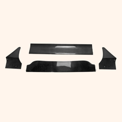 For Mini Cooper S R56 M7 Style Rear Roof Spoiler (Aluminmum End Cap) Partial Carbon Fiber(Blade) Car Body Parts Kits